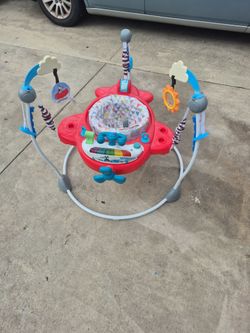 Baby Activity Jumper with Toys and Play Station