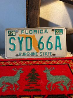 CHAPA DE ALUMINIO DEL ESTADO DE FLORIDA