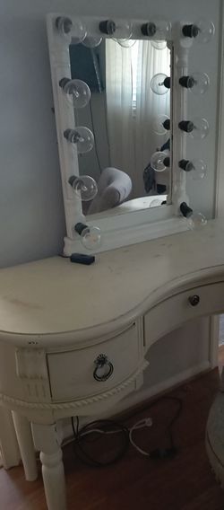 Vanity and chair