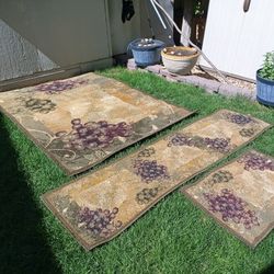Set Of 3 Affinity Turkish Rugs Carpets Runners
