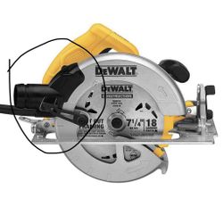 DEWALT DCS565 20-Volt MAX  6-1/2 in. Circular Saw  Dust Port