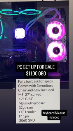 PC - i7 2060 32 GB Ram