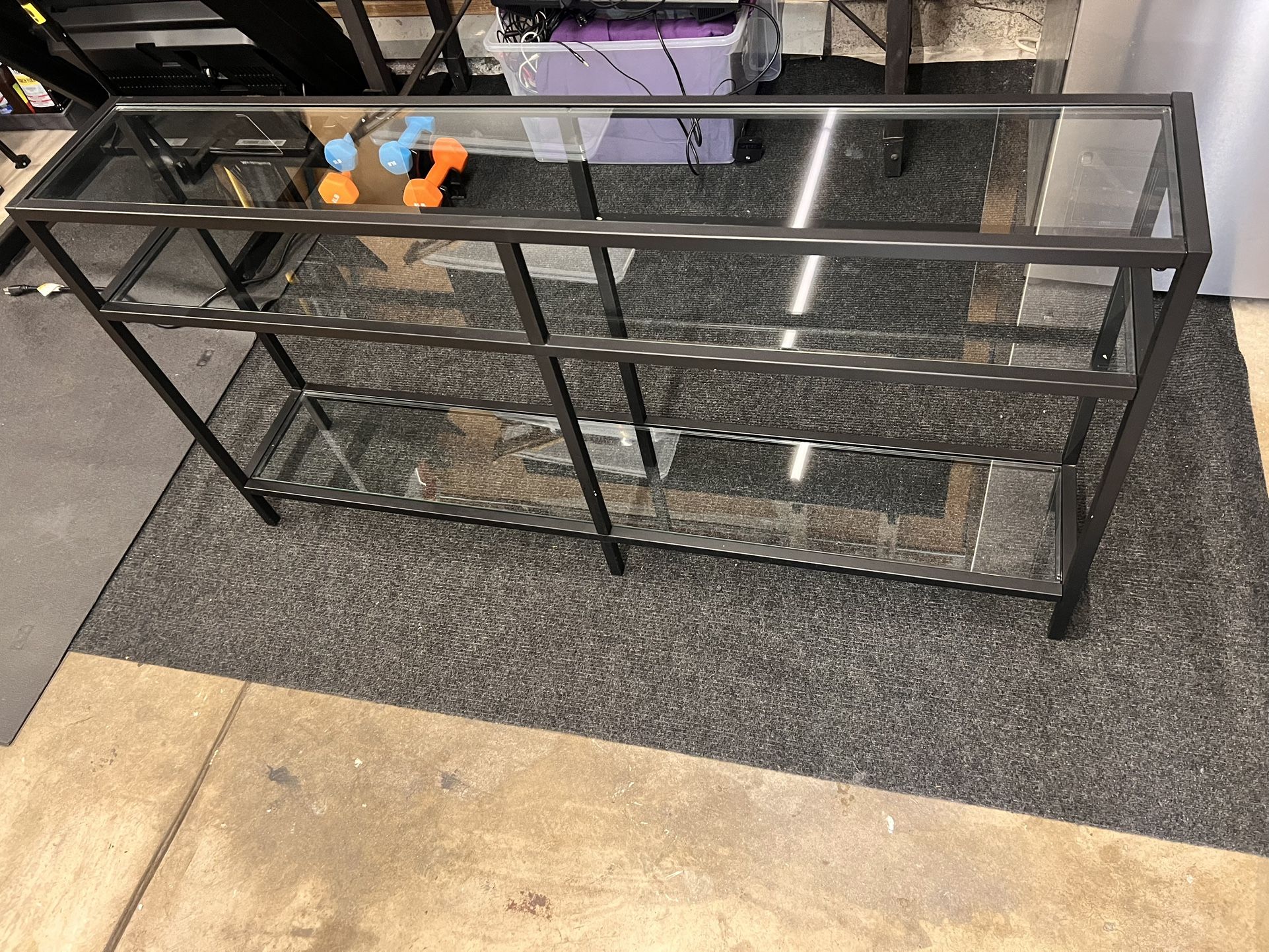 Glass Console Table