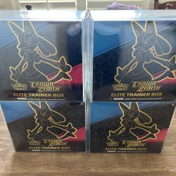 Pokemon Crown Zenith ETBs