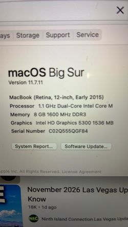 MacBook Retina 12” 2015
