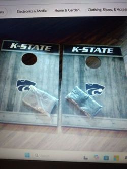 Corn 🌽 Hole Toss Game K-State