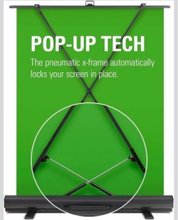 pop up Elgato Green Screen - Collapsible Chroma Key Backdrop