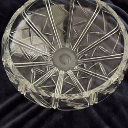 Crystal  Large Heavy Bowl