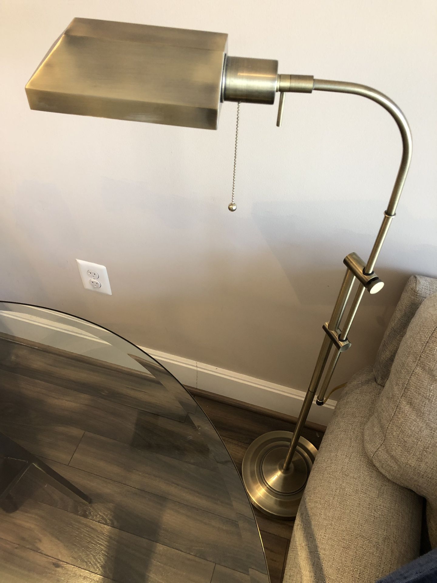 Floor lamp (gold color) -in Reston VA