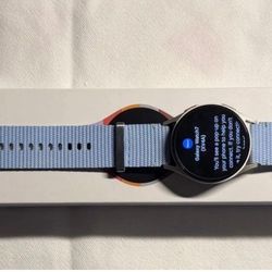 Samsung Galaxy Watch 7 ,40mm, Cream, Wifi/Bluetooth , Athleisure Band, Sky Blue