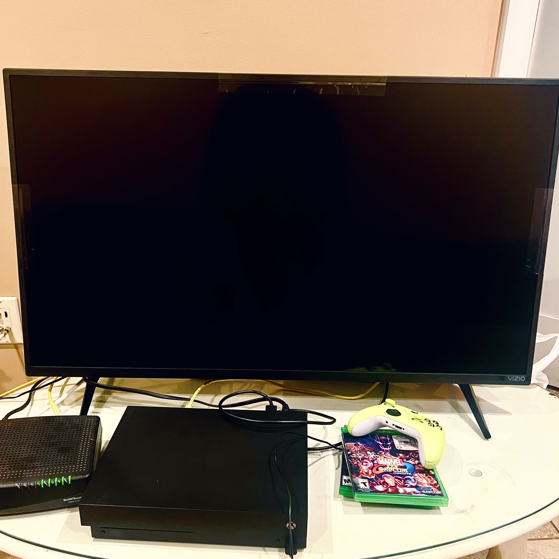 XBOX ONE X and 40 Inch Smart TV Bundle
