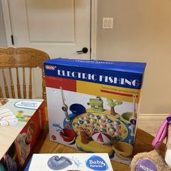 In Box Electric Fishing Game Toy Baby/Toddler/Kids