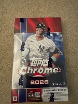 2026 MLB Topps Chrome - Hobby Box