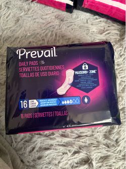 Prevail feminine pads