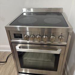 Una  estufa de luz semi nueva