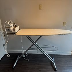 Rowenta Steam Station Iron + Ironing Board – Excellent Condition