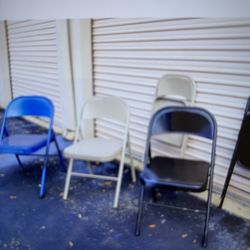 Metal Chairs 4$ Each