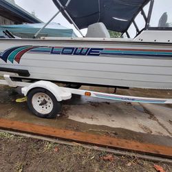 1995 Lowe 1630 Aluminum Fishing Boat