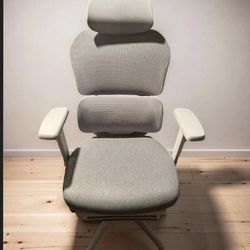 Sharper Image S-850 Mesh Massage Office Chair With Back Massager With Heat White