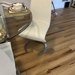 4 Chair Only  Colors  White 