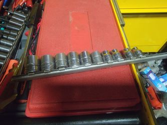 Snap On Metric Shollw Sockets  Set 