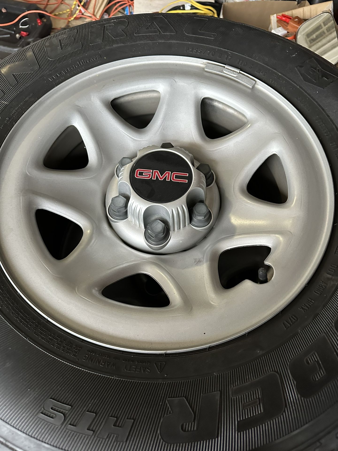Wheels And Rims From A GMC Sierra