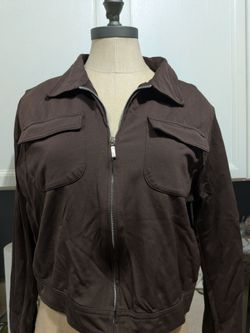 GAP Nylon Zip up Short Jacket. Size L