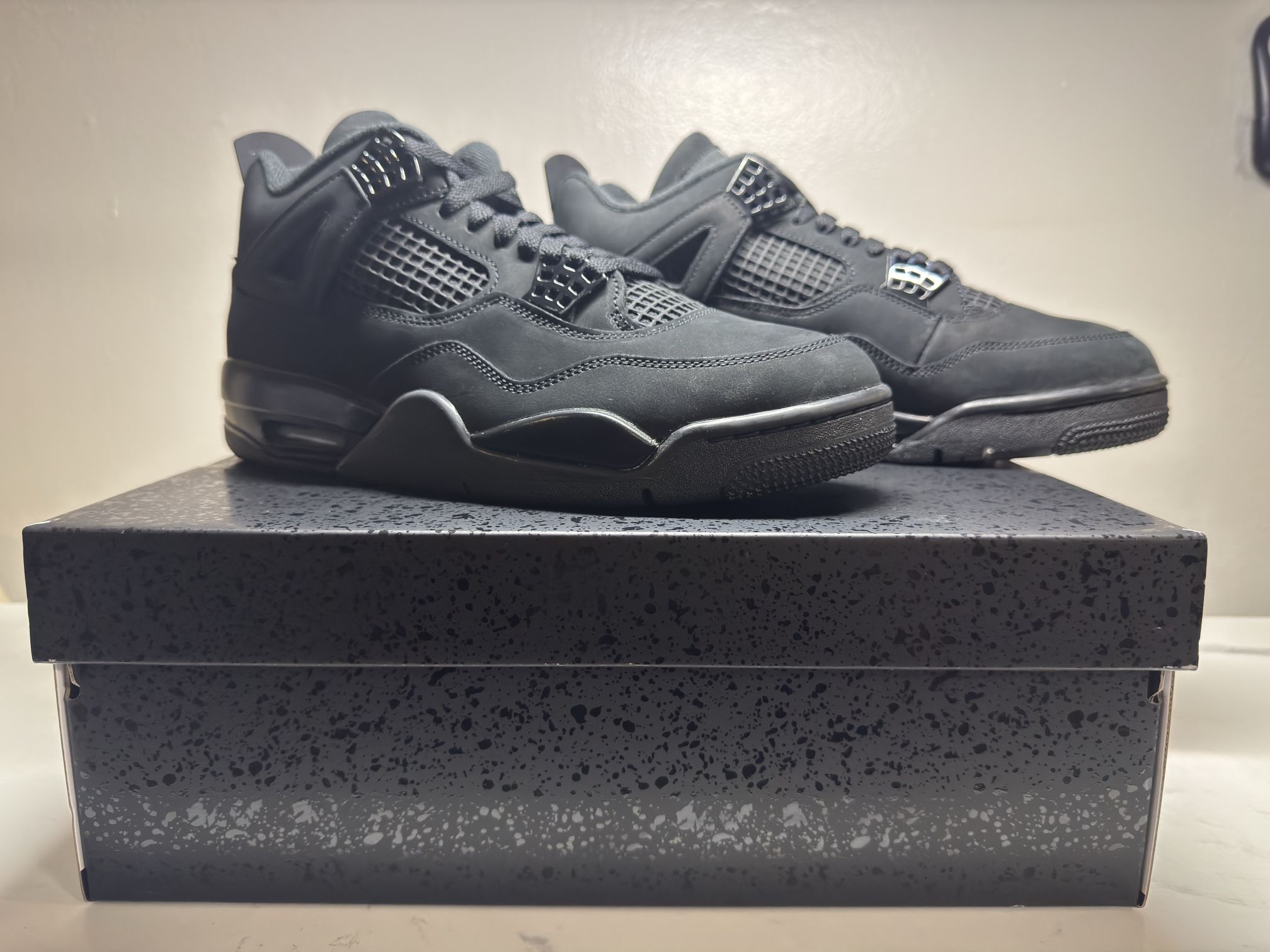 Air Jordan 4 Retro “Black Cat” – Brand New, Authentic, US Men's 10.5