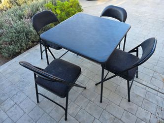 Table and 4 Chairs