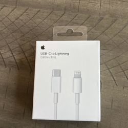 Apple charger USB-C to lightning cable (1m)