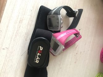 Polar workout watch and strap