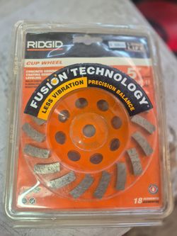 RIDGID CUP WHEEL CONCRETE GRINDING 5