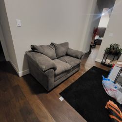 Love Seat Grey For Sale