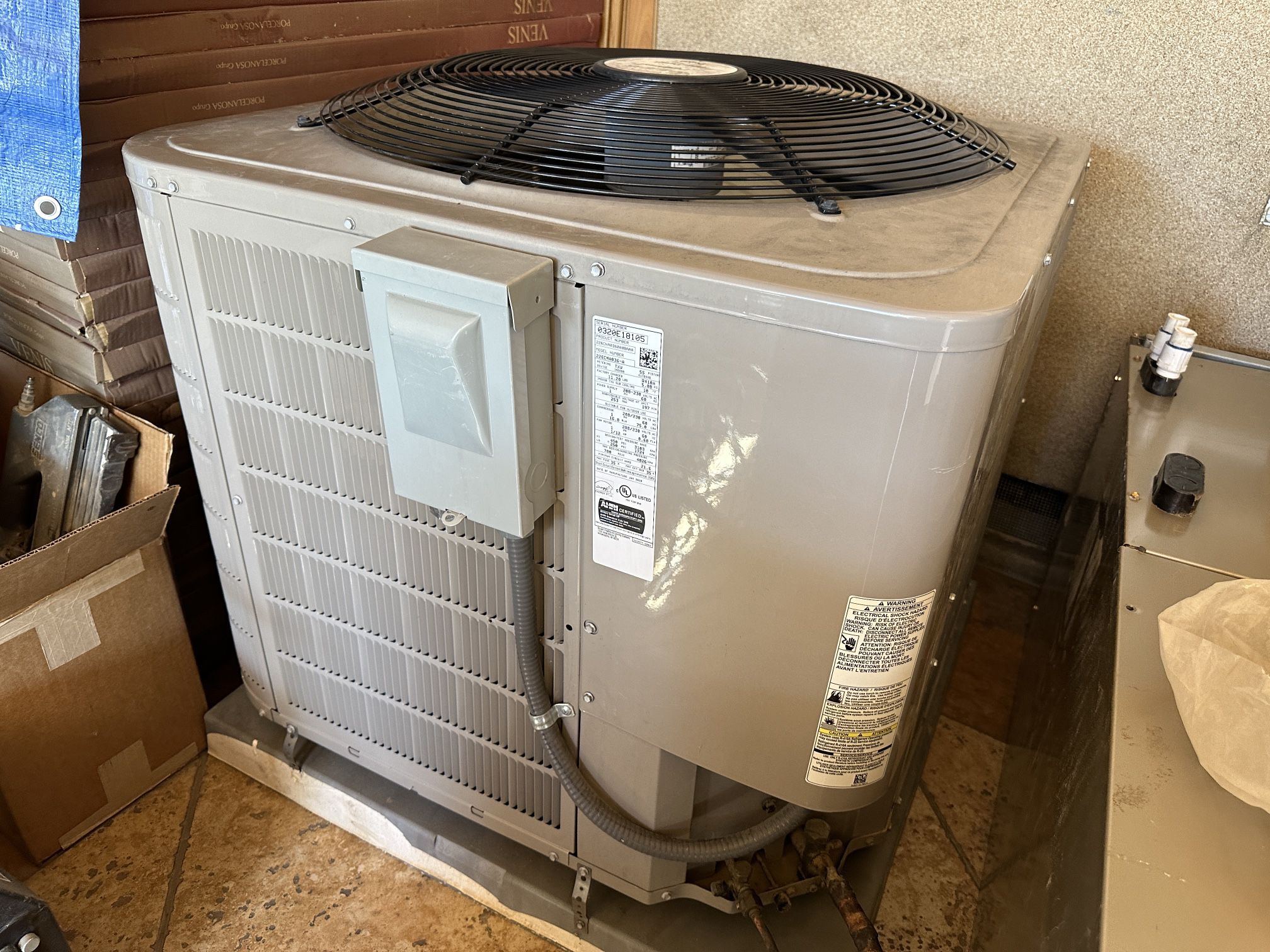 Bryant Central AC Air Conditioner System 