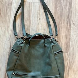 Green Vegan Leather Purse