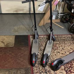 4 Electric Scooters 