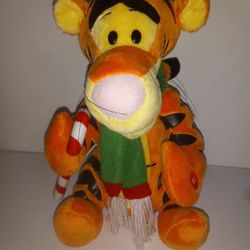 Gemmy Christmas Tigger Plush Animated Singing “Deck The Halls” Winnie the Pooh