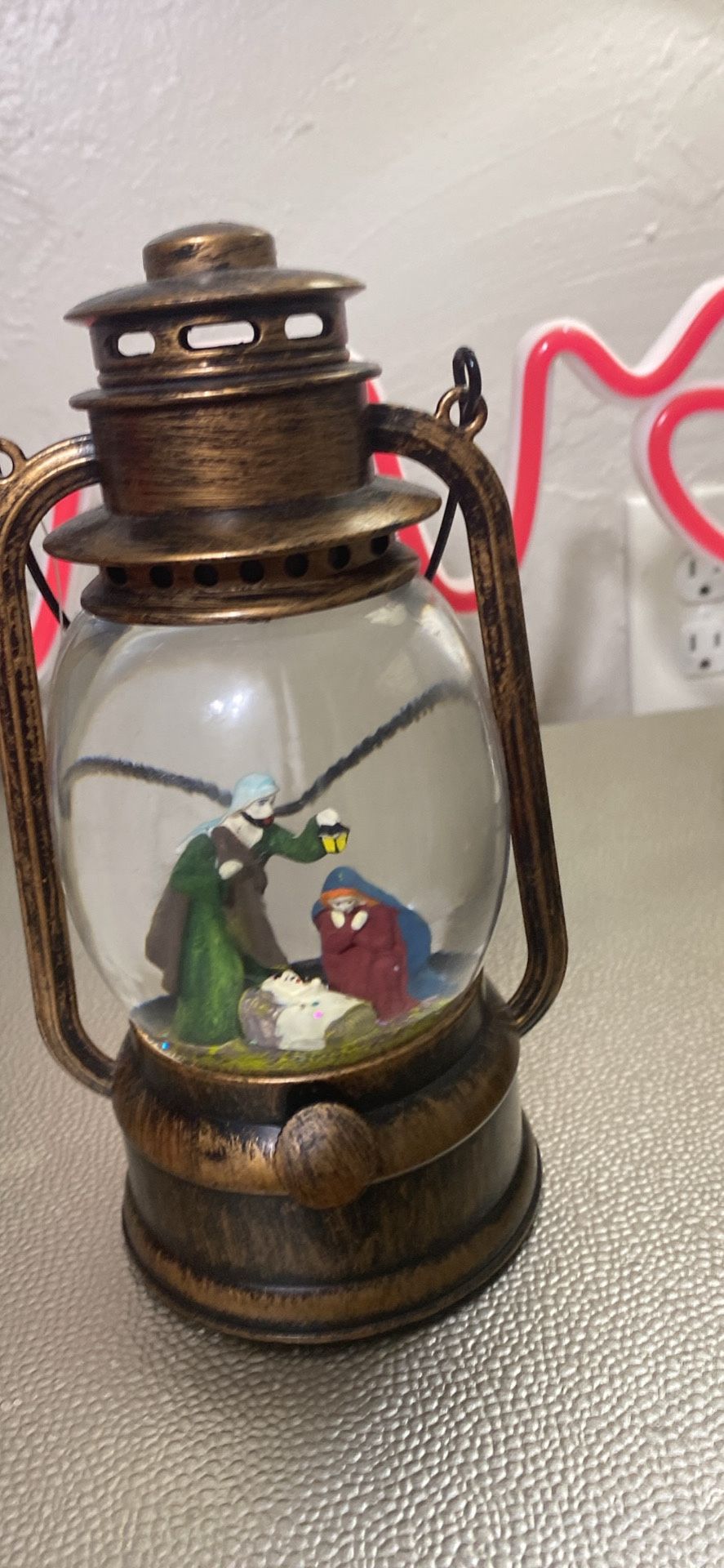 Baby Jesus Globe Lamp