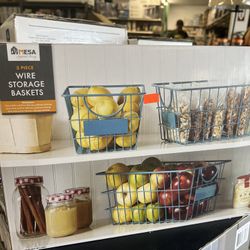 3 Wire Baskets