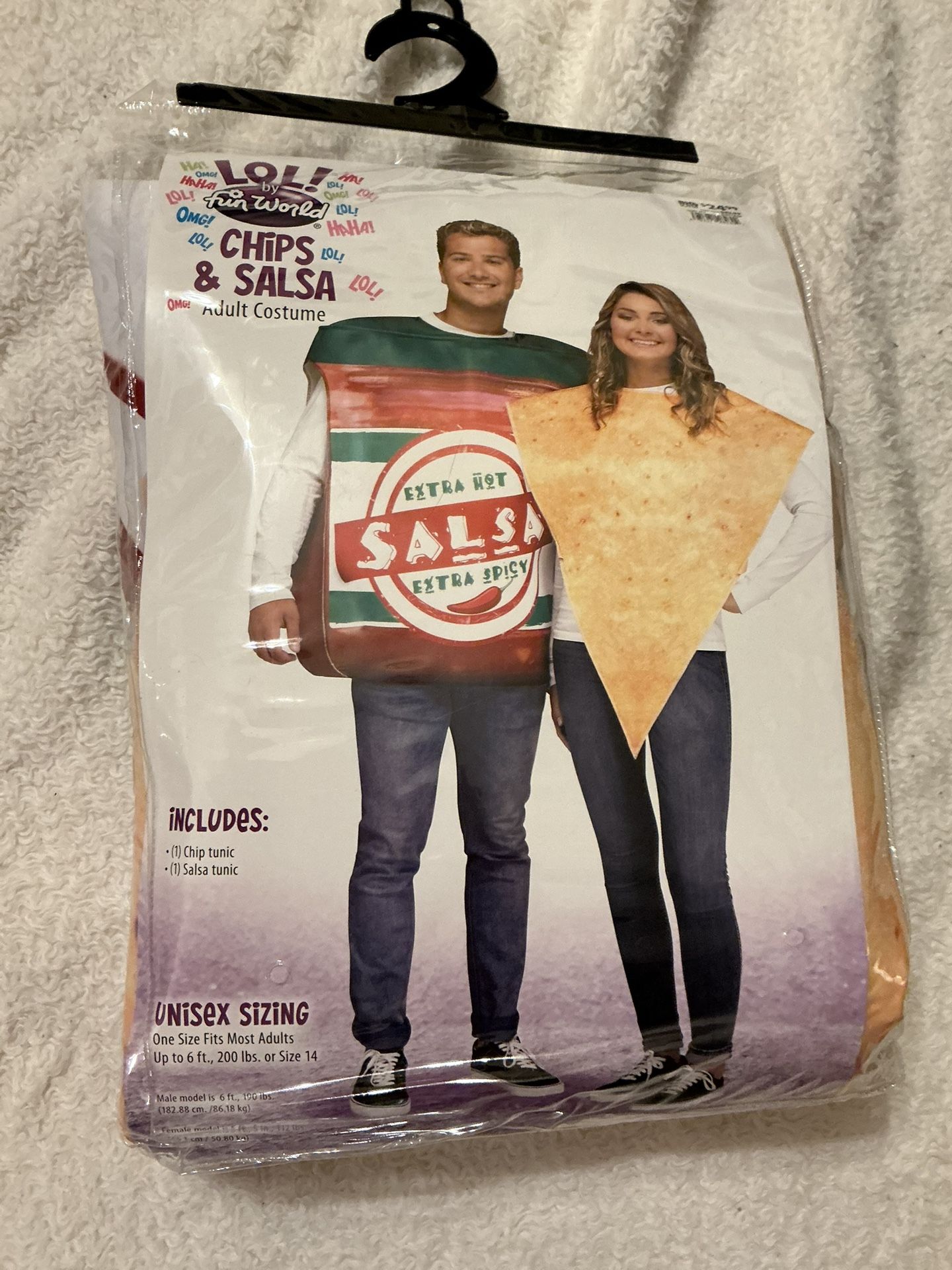 Adult Chips And Salsa Costumes Unisex
