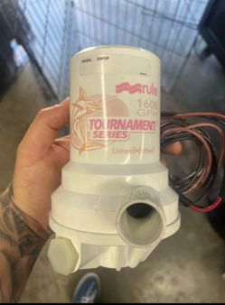 Rule bilge and bait pump 1600 gph