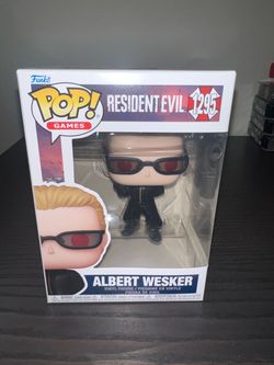 NEW IN HAND Albert Wesker Resident Evil Funko Pop #1295 Video Games Horror Game Gaming Umbrella RE