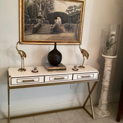 Currey & Company Table Sofa Console Tv Entry Foyer Mesa