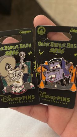 Ernesto De La Cruz & Tow Mater Pins