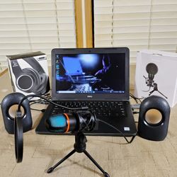 Laptop Recording Studio/W Video Edit, Podcasting & More!