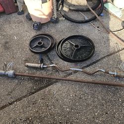 Price Is Very Firm.. Olympic Steel Weights And Bars