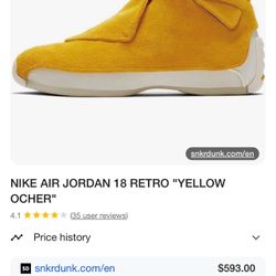 Air Jordan Retro Authentic Size 9.5m.  139$