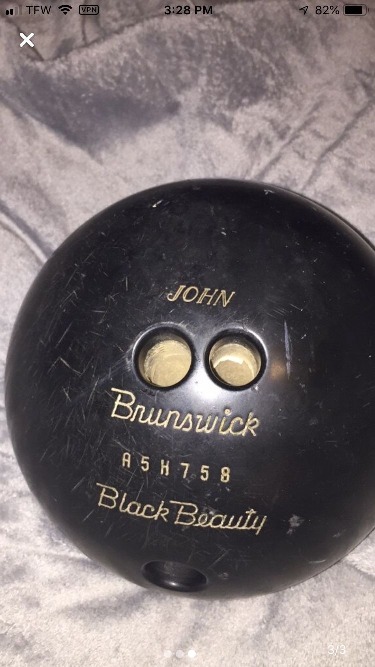 Brunswick bowling ball
