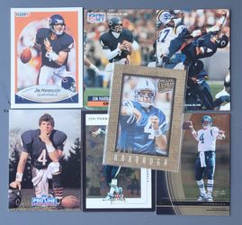 🏈 7 Card Lot - QB Jim Harbaugh Cards