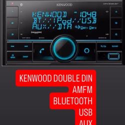 Kenwood Double Din Media Bluetooth Player 